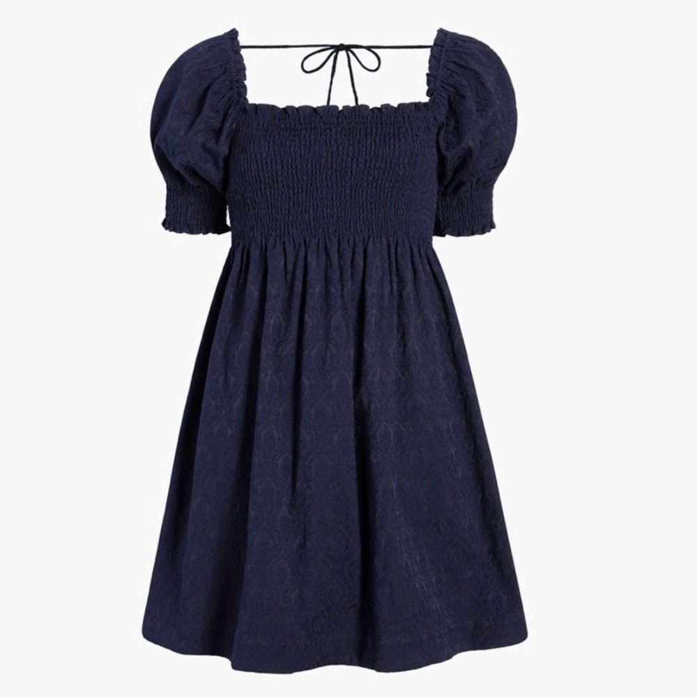 💙 Hill House Nap dress in Athena, navy brocade 💙 Nwt